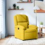 Sillón reclinable terciopelo amarillo en Sillones | Comprar online en Foru.es