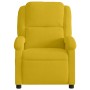 Sillón reclinable terciopelo amarillo en Sillones | Comprar online en Foru.es