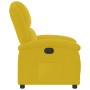 Sillón reclinable terciopelo amarillo en Sillones | Comprar online en Foru.es