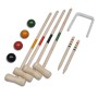 Juego de croquet de madera para 4 jugadores de vidaXL, Juegos sobre hierba - Ref: Foro24-90687, Precio: 28,52 €, Descuento: %
