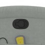 Sillón reclinable de masaje terciopelo gris claro en Sillones | Comprar online en Foru.es