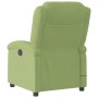 Sillón de masaje reclinable de terciopelo verde claro en Sillones | Comprar online en Foru.es