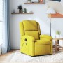 Sillón de masaje reclinable de terciopelo amarillo en Sillones | Comprar online en Foru.es
