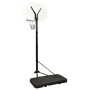 Canasta de baloncesto polietileno blanco 258-363 cm de vidaXL, Canastas de baloncesto - Ref: Foro24-93648, Precio: 146,60 €, ...