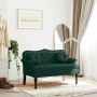 Banco con cojines Terciopelo Verde Oscuro 120,5x65x75 cm en Bancos | Comprar online en Foru.es
