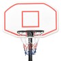 Canasta de baloncesto polietileno blanco 258-363 cm de vidaXL, Canastas de baloncesto - Ref: Foro24-93648, Precio: 146,60 €, ...