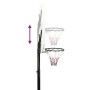 Canasta de baloncesto polietileno blanco 258-363 cm de vidaXL, Canastas de baloncesto - Ref: Foro24-93648, Precio: 146,60 €, ...