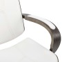Silla oficina con reposacabezas cuero sintético madera blanco de vidaXL, Sillas de oficina - Ref: Foro24-283135, Precio: 191,...