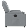 Sillón reclinable de tela gris claro en Sillones | Comprar online en Foru.es