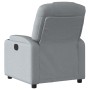 Sillón reclinable de tela gris claro en Sillones | Comprar online en Foru.es