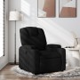 Sillón reclinable de tela negro en Sillones | Comprar online en Foru.es