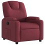 Sillón reclinable de tela rojo tinto en Sillones | Comprar online en Foru.es