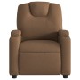 Sillón reclinable de tela marrón en Sillones | Comprar online en Foru.es