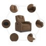 Sillón reclinable de tela marrón en Sillones | Comprar online en Foru.es