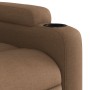 Sillón reclinable de tela marrón en Sillones | Comprar online en Foru.es
