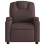 Sillón reclinable de tela marrón oscuro en Sillones | Comprar online en Foru.es