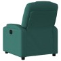 Sillón reclinable de tela verde oscuro en Sillones | Comprar online en Foru.es