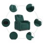 Sillón reclinable de tela verde oscuro en Sillones | Comprar online en Foru.es
