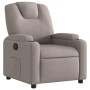 Sillón reclinable de tela gris taupe en Sillones | Comprar online en Foru.es