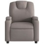 Sillón reclinable de tela gris taupe en Sillones | Comprar online en Foru.es