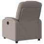 Sillón reclinable de tela gris taupe en Sillones | Comprar online en Foru.es