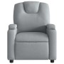 Sillón reclinable de masaje de tela gris claro en Sillones | Comprar online en Foru.es
