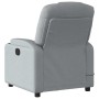 Sillón reclinable de masaje de tela gris claro en Sillones | Comprar online en Foru.es