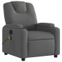Sillón de masaje reclinable de tela gris oscuro en Sillones | Comprar online en Foru.es