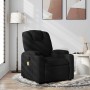 Sillón reclinable de masaje de tela negro en Sillones | Comprar online en Foru.es