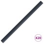 Panel de valla de PVC gris oscuro mate 35x0,19 m de vidaXL, Paneles de vallas - Ref: Foro24-147867, Precio: 26,60 €, Descuent...