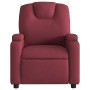 Sillón de masaje reclinable de tela color vino tinto en Sillones | Comprar online en Foru.es