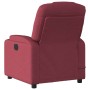 Sillón de masaje reclinable de tela color vino tinto en Sillones | Comprar online en Foru.es