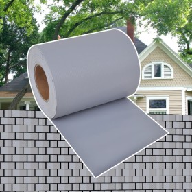 Panel de valla de PVC gris claro 70x0,19 m de vidaXL, Paneles de vallas - Ref: Foro24-41619, Precio: 52,65 €, Descuento: %