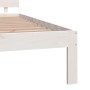 Estructura de cama madera maciza blanco Supe King 180x200 cm de vidaXL, Camas y somieres - Ref: Foro24-810511, Precio: 150,23...