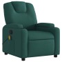 Sillón de masaje reclinable de tela verde oscuro en Sillones | Comprar online en Foru.es