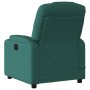 Sillón de masaje reclinable de tela verde oscuro en Sillones | Comprar online en Foru.es