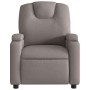 Sillón de masaje reclinable de tela gris taupé en Sillones | Comprar online en Foru.es