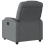 Sillón reclinable de cuero sintético gris en Sillones | Comprar online en Foru.es