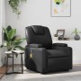 Sillón de masaje reclinable cuero sintético negro en Sillones | Comprar online en Foru.es