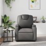 Sillón de masaje reclinable cuero sintético gris en Sillones | Comprar online en Foru.es
