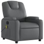 Sillón de masaje reclinable cuero sintético gris en Sillones | Comprar online en Foru.es