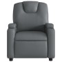 Sillón de masaje reclinable cuero sintético gris en Sillones | Comprar online en Foru.es