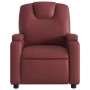 Sillón de masaje reclinable cuero sintético rojo tinto en Sillones | Comprar online en Foru.es