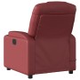 Sillón de masaje reclinable cuero sintético rojo tinto en Sillones | Comprar online en Foru.es