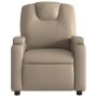 Sillón de masaje reclinable cuero sintético color capuchino en Sillones | Comprar online en Foru.es