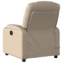 Sillón de masaje reclinable cuero sintético color capuchino en Sillones | Comprar online en Foru.es