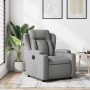Sillón reclinable de tela gris claro en Sillones | Comprar online en Foru.es