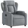 Sillón reclinable de tela gris claro en Sillones | Comprar online en Foru.es