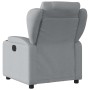 Sillón reclinable de tela gris claro en Sillones | Comprar online en Foru.es