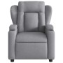 Sillón reclinable de tela gris claro en Sillones | Comprar online en Foru.es